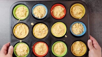 Low Carb Käse Schinken Muffins: Backen