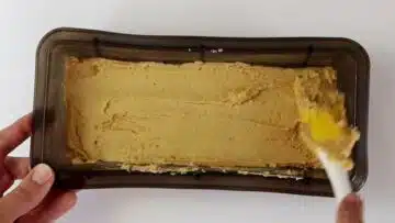 Low Carb Kartoffelbrot ohne Mehl: Umfüllen