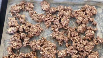 Low carb Knuspermüsli: Trocknen