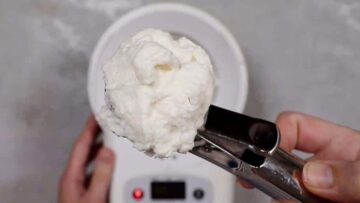 Low Carb Kokoseis ohne Zucker: Einfrieren