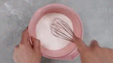 Low Carb Kokoseis ohne Zucker: Mischen