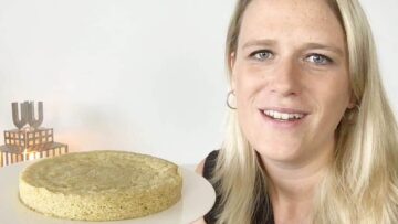 Low Carb Kuchenboden: Backen