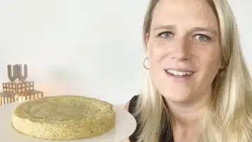 Low Carb Kuchenboden: Backen