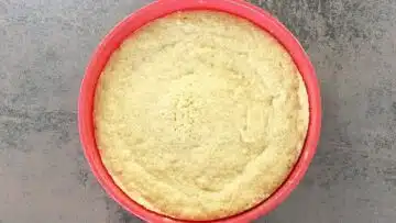 Low Carb Kuchenboden: Erhitzen