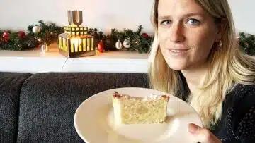 Low Carb Mandelstollen mit Marzipan: Abkühlen