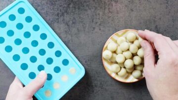 Low Carb Marzipan Pralinen ohne Zucker: Dekorieren