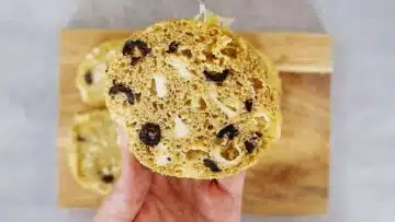 Low Carb Mikrowellen Brot: Erhitzen