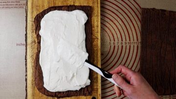 Low Carb Milchschnitte ohne Zucker: Bestreichen