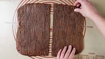 Low Carb Milchschnitte ohne Zucker: Durchschneiden