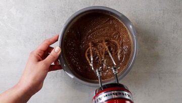 Low Carb Milchschnitte ohne Zucker: Rühren