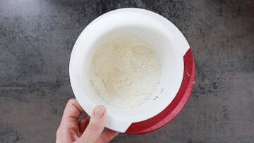 Low Carb Möhrenkuchen vom Blech: Mischen