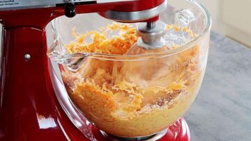Low Carb Möhrenkuchen vom Blech: Rühren