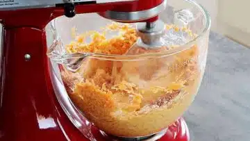 Low Carb Möhrenkuchen vom Blech: Rühren