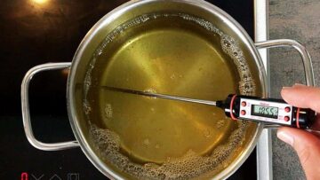 Low Carb Mozzarella Sticks: Erhitzen