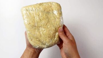 Low Carb Naan Brot: Kühlen