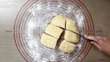 Low Carb Naan Brot: Teilen