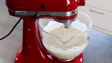 Low Carb Nusskuchen: Mischen