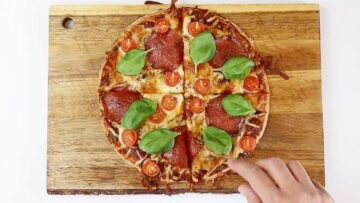 Low Carb Pizza: Genießen