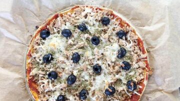 Low Carb Pizzaboden: Genießen