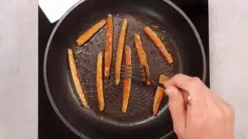 Low Carb Pommes: Anbraten