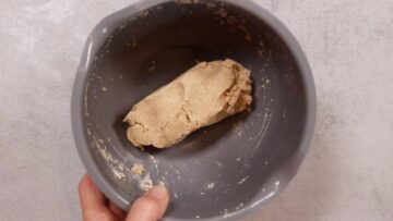 Low Carb Pommes: Kneten