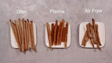 Low Carb Pommes: Zubereitungsmöglichkeiten Ofen, Pfanne und Airfryer