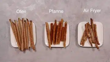 Low Carb Pommes: Zubereitungsmöglichkeiten Ofen, Pfanne und Airfryer