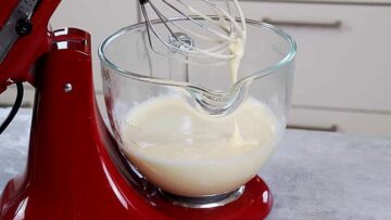 Low Carb Schokokuchen: Aufschlagen