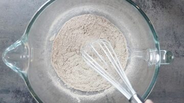 Low Carb Schokomuffins: Mischen