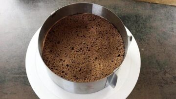 Low Carb Schokotorte ohne Zucker: Einstreichen