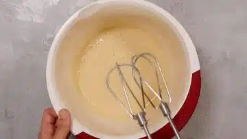 Low Carb Sesamringe: Rühren