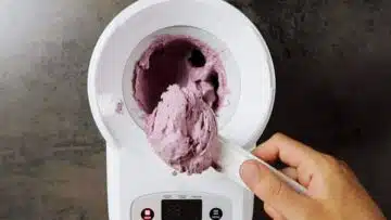 Low Carb Skyr Eis ohne Zucker: Antauen