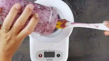 Low Carb Skyr Eis ohne Zucker: Einrühren