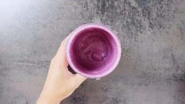 Low Carb Skyr Eis ohne Zucker: Mixen