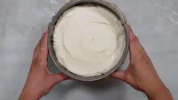 Low Carb Skyr Kuchen ohne Boden: Backen