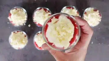 Low Carb Spaghetti Eis Dessert ohne Zucker: Kühlen