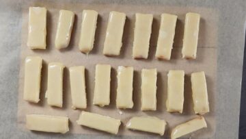 Low Carb Twix ohne Zucker: Einfrieren