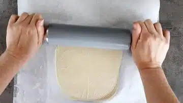 Low Carb Wraps: Ausrollen