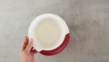 Low Carb Zimtsterne ohne Zucker: Aufschlagen