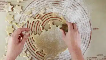 Low Carb Zimtsterne ohne Zucker: Ausstechen