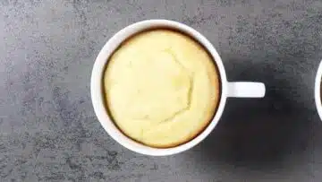 Low Carb Zitronen Tassenkuchen ohne Zucker: Backen