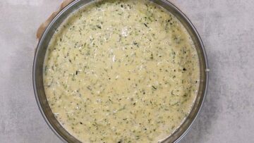 Low Carb Zucchini Frittata aus dem Ofen: Backen