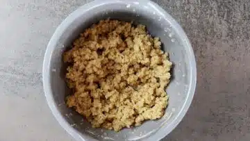 Mandelhörnchen ohne Zucker: Rühren