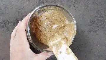 Mandelmus selber machen: Umfüllen