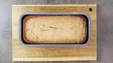 Mandelmuskuchen ohne Zucker: Backen