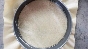 Marzipankuchen ohne Zucker: Vorbereiten