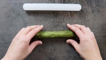 Matcha Kekse: Formen