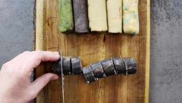 Mohnkekse ohne Zucker: Schneiden