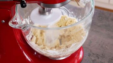 Mohnschnecken ohne Zucker: Rühren