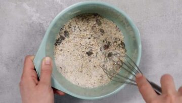 Nusskekse ohne Mehl und Zucker: Mischen